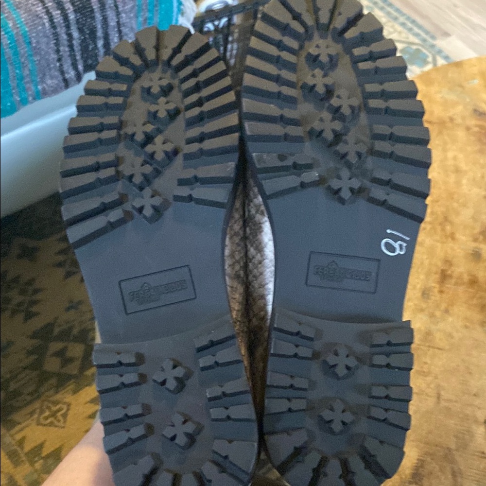 Franco Sarto Snake Print Loafers - Picture 6 of 8